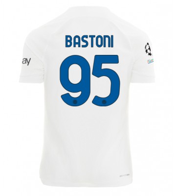 Inter Milan Alessandro Bastoni #95 Segunda Equipación 2023-24 Manga Corta